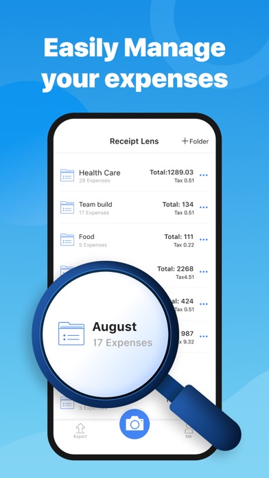 Receipt Lens - Expense Tracker Screenshot