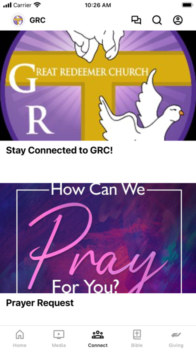 Great Redeemer Church GRC Screenshot