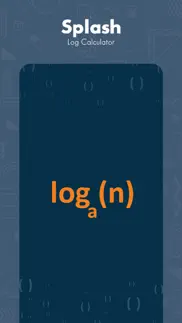 logarithm calculator for log iphone screenshot 1