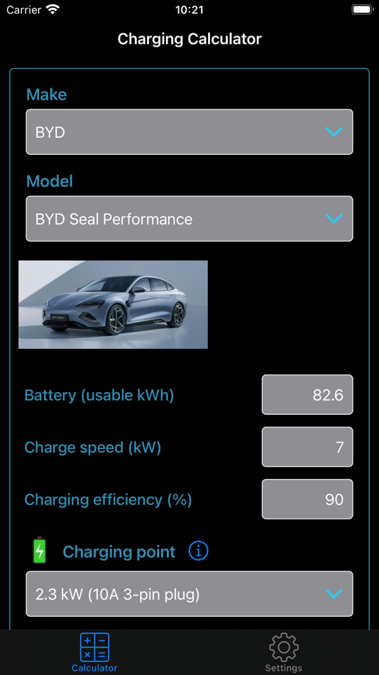 #5. EV Charge Calculator - Offline (iOS) 게시자: Do Tri