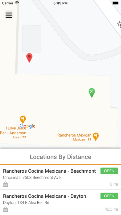 Rancheros Cocina Mexicana Screenshot