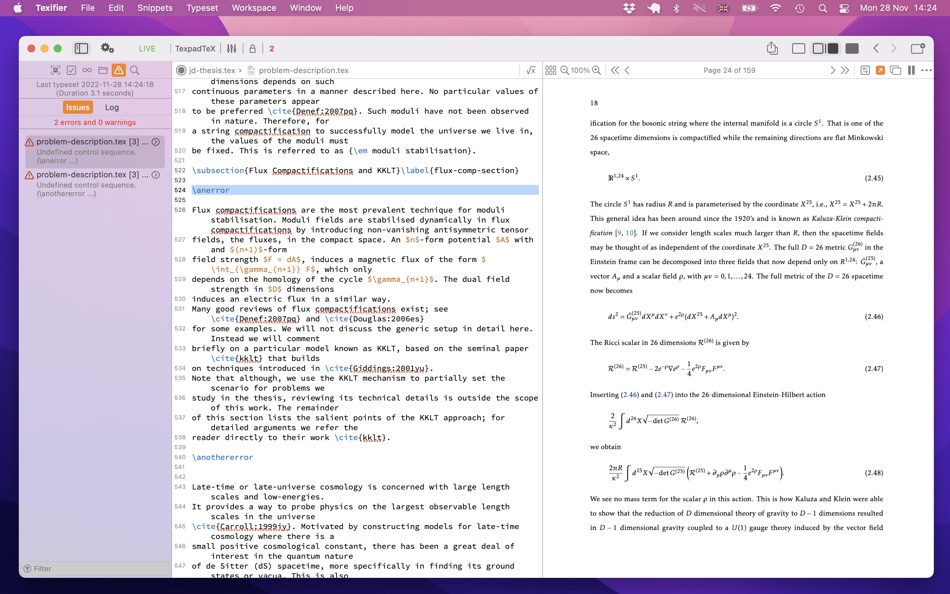 #4. Texifier - LaTeX Editor (macOS) 게시자: Valletta Ventures (UK) Ltd