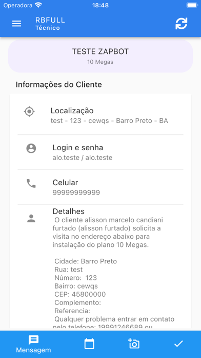 RBFULL Técnico Screenshot