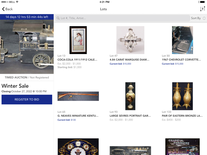 Opfer Auction Online