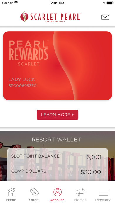 Scarlet Pearl Casino Screenshot