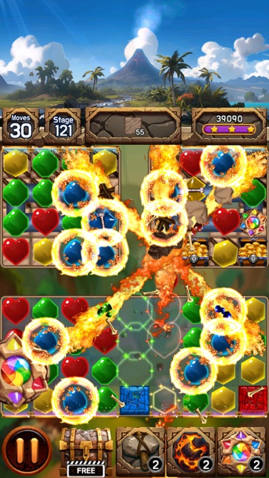 Jewel Dino World Screenshot