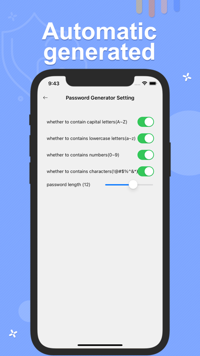 efficient password - manager Screenshot