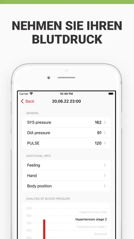 Medir Pulso, Pressão Sanguínea screenshot 3 of 7