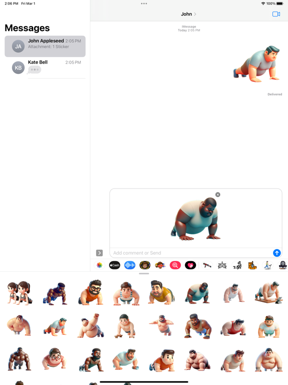 Screenshot #5 pour Push Up Stickers