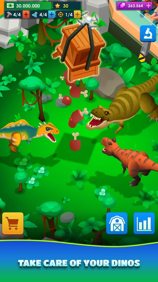 #4. Dinosaur Park—Jurassic Tycoon (iOS) By: Codigames