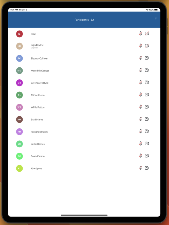 Screenshot #6 pour Communicator Meeting GO