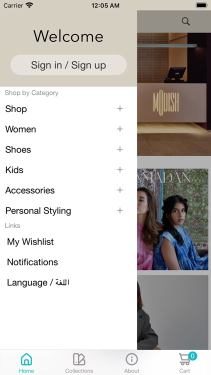 Modish boutique - Shopping app
