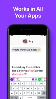 typeright: grammar check app iphone screenshot 2