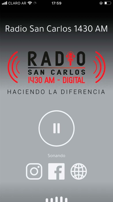 Radio San Carlos 1430AM Screenshot