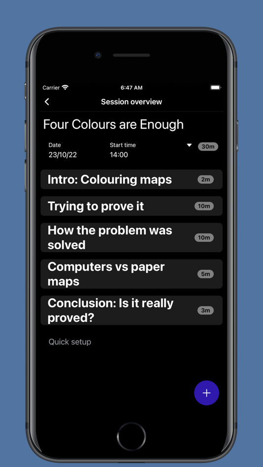 #7. TimeWatch - Timer (iOS) Podle: Philip Crothers