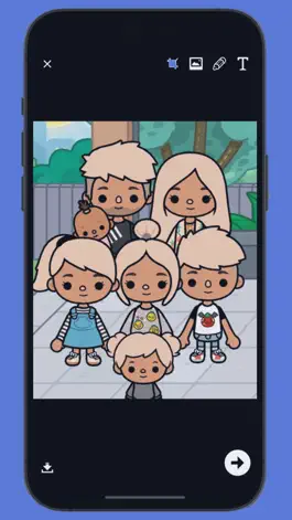 Game screenshot Cute Toca wallpapers hack