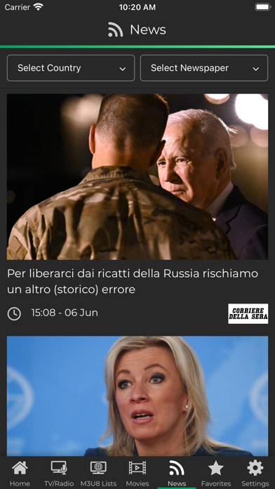 Italia Live Screenshot
