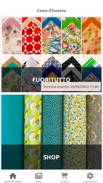 Come d'Incanto Shop Screenshot