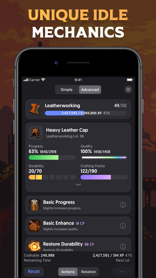 #3. Craftbound - MMO Idle RPG (iOS) 由: Polybit Studio Pty Ltd