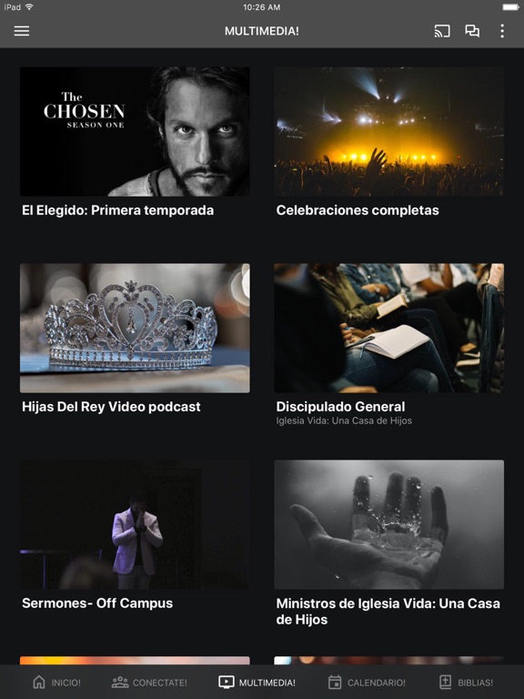 Iglesia Vida by ResLife Church iPad screenshot 3 - Education app