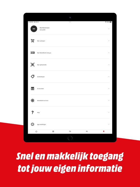 MediaMarkt Nederland iPad app afbeelding 4