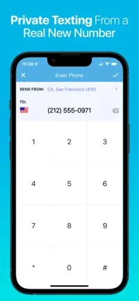 Private Texting SMS Phone Text : capture d’écran 1 sur 5
