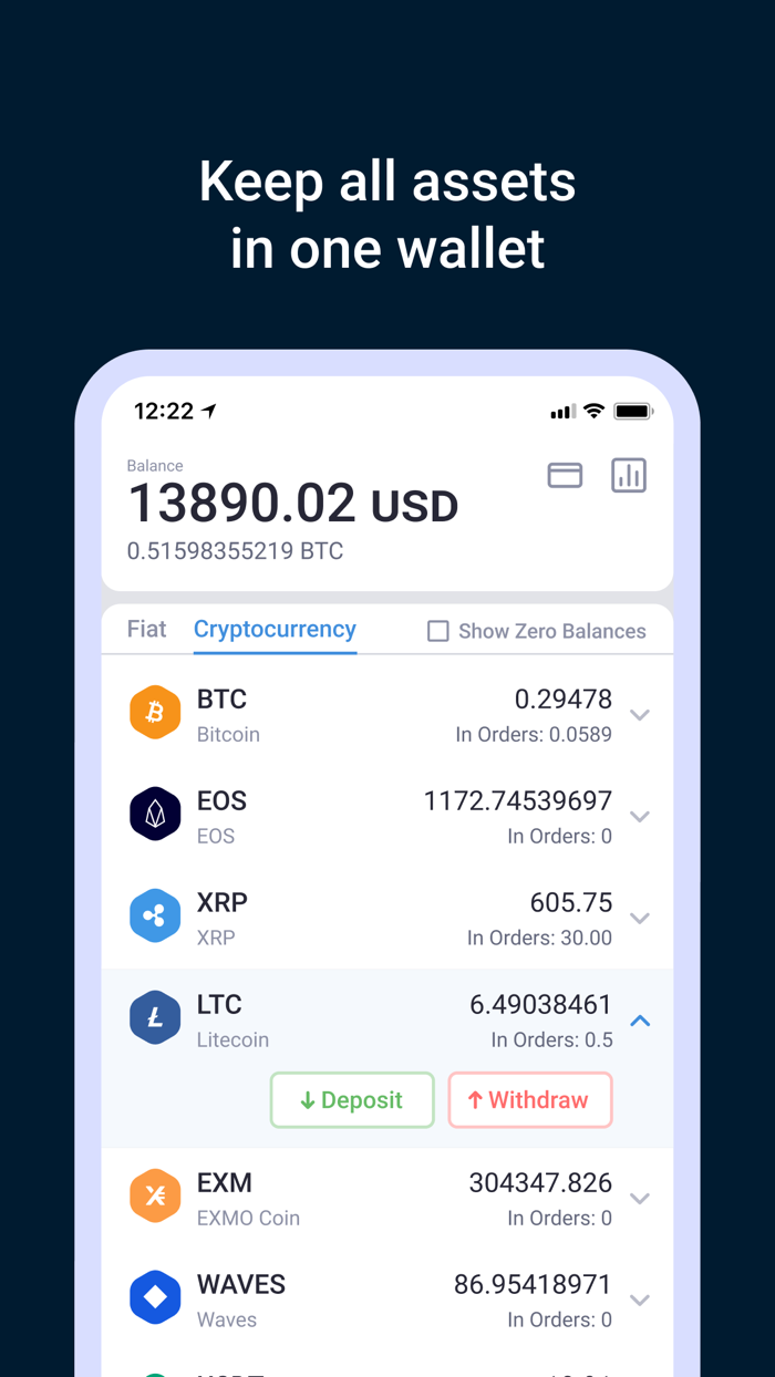 EXMO Cryptocurrency Exchange