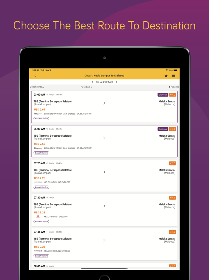 Easybook® Bus Train Ferry Car