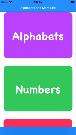 Game screenshot Alphabets and More Lite apk