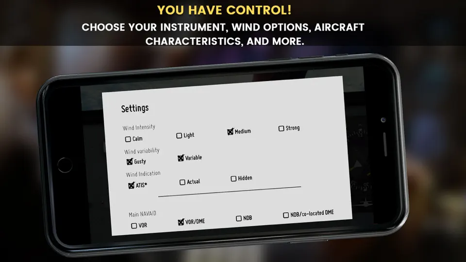 Capture d'écran de VOR Tracker - IFR Nav Trainer sur iPhone 9