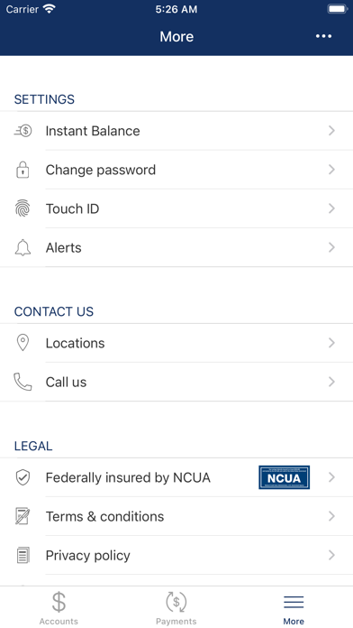 CHA TEL FCU Screenshot