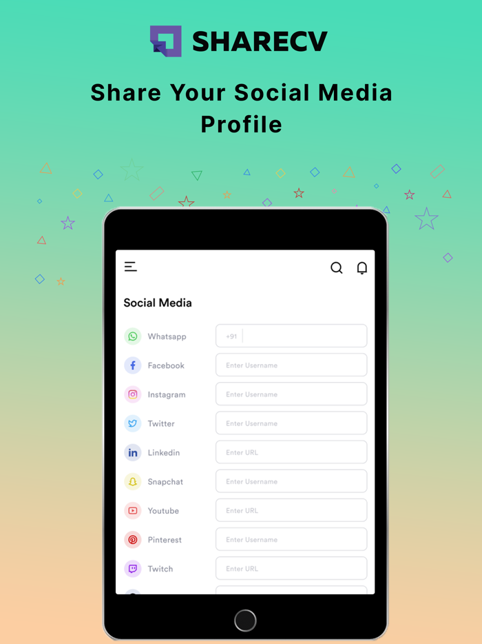 Share CV Website Resume Maker