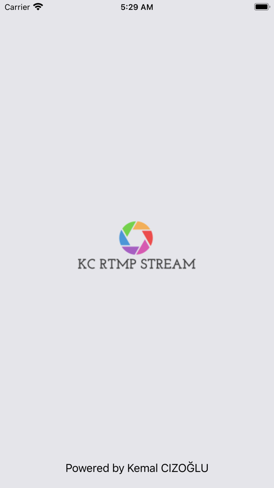 #5. KC RTMP Stream (iOS) بواسطة: Kemal CIZOGLU
