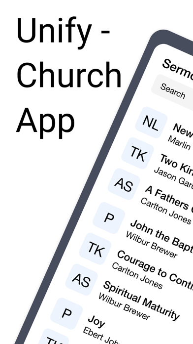 Unify - Church App Screenshot