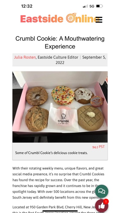 Eastside Online Screenshot