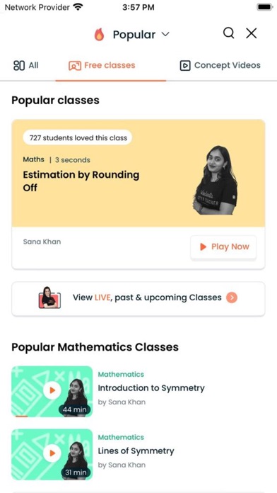 Vedantu Learning App Screenshot