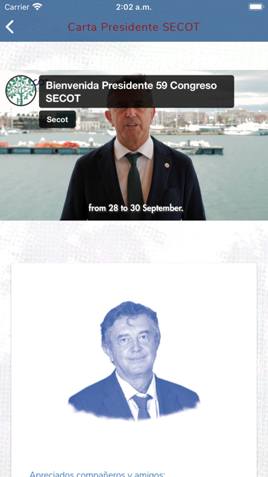 Congreso SECOT 59 Screenshot