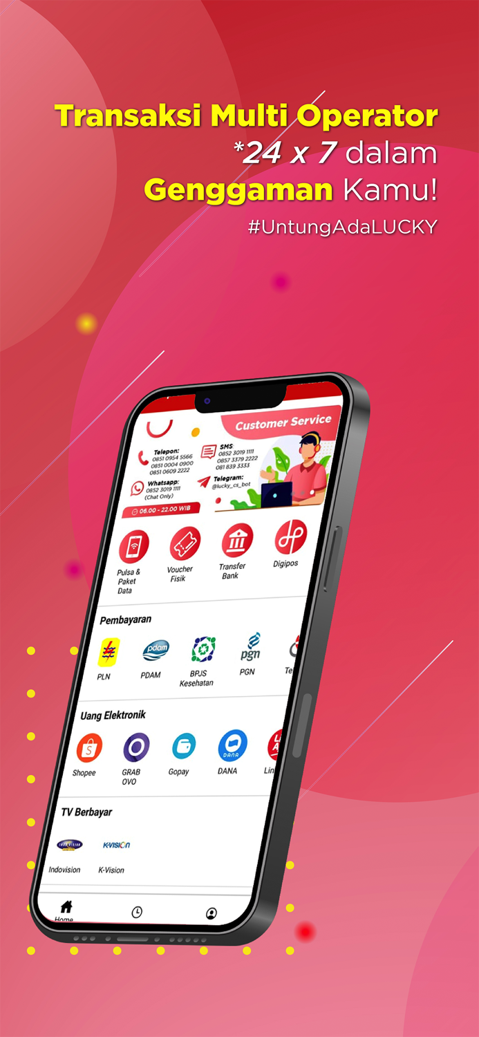 Lucky Elektrik  Pulsa  PPOB