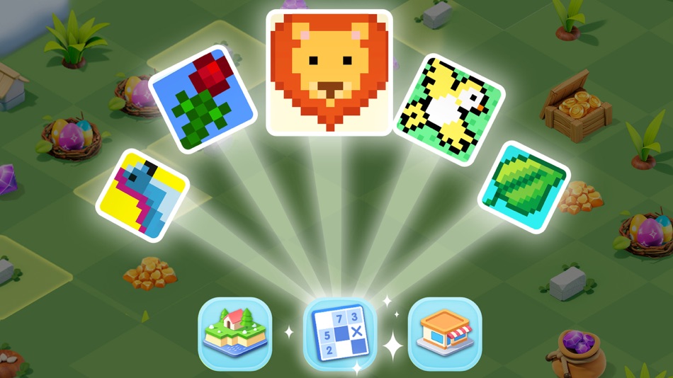#3. Nonogram puzzle - elf island (iOS) Podle: Yunbu