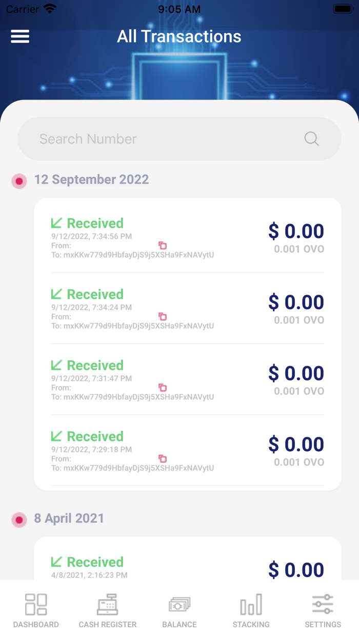 Ovato Merchant Wallet