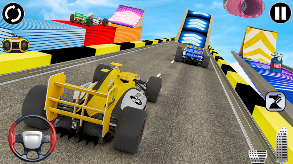 #2. Formula Car Stunt Race Ramp (iOS) 由: Usama Shafiq