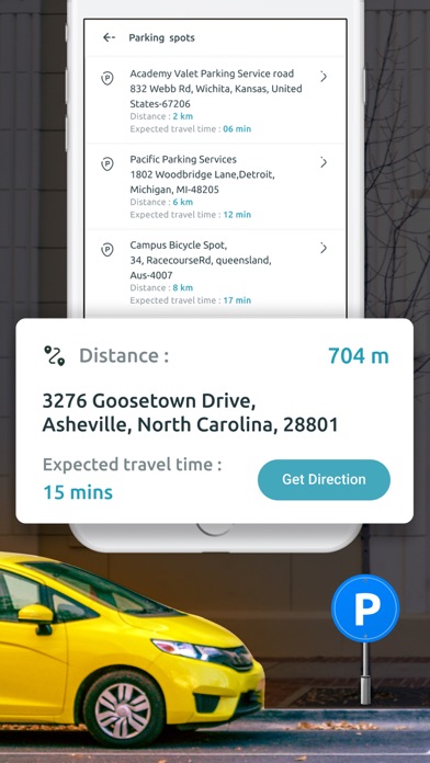 Parking Spots Finder Screenshot