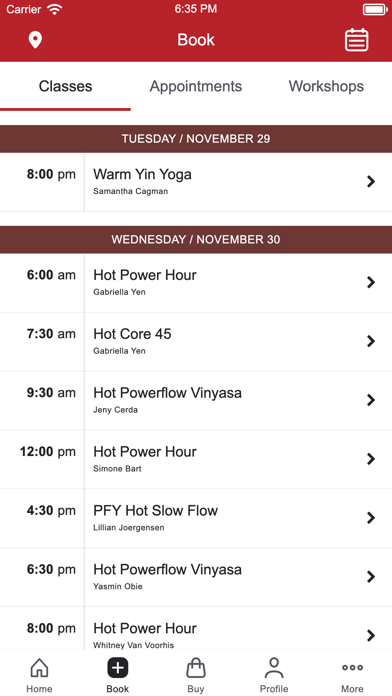 Powerflow Yoga Screenshot