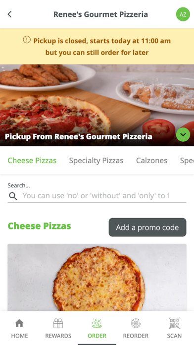 TRU Pizza Co. Screenshot