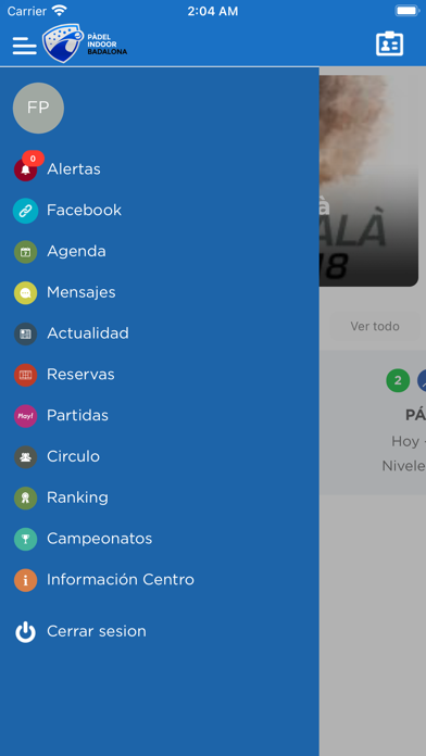 Padel Indoor Badalona Screenshot