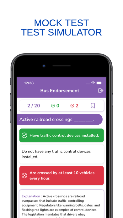 California CA CDL Permit Test Screenshot