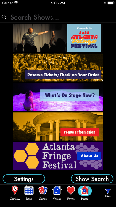 Atlanta Fringe 2022 Screenshot