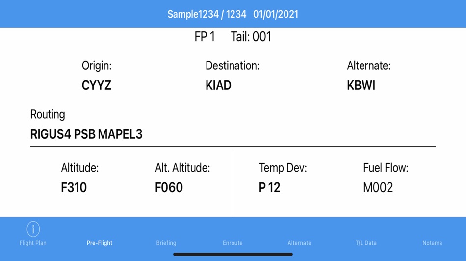 #3. Flight Plan Reader (iOS) 由: Jenark Consultants Inc
