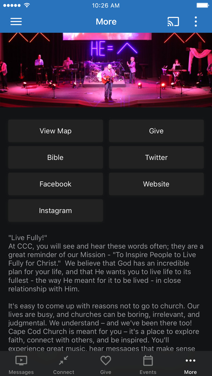 Cape Cod Church App
