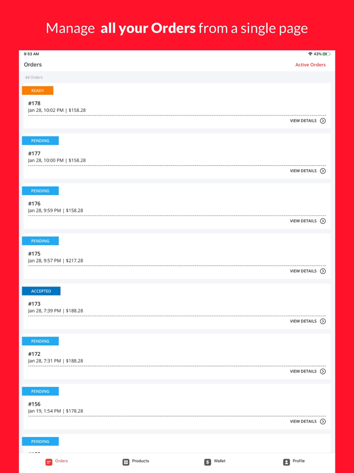 Ordefy - Store Manager